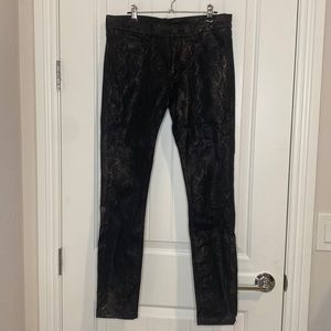 Express snake print stretch legging